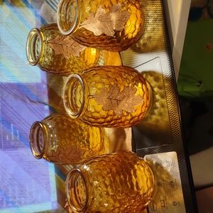 Set of 5 candle holders